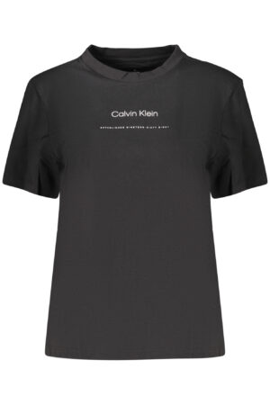 CALVIN KLEIN WOMEN'S SHORT-SLEEVE T-SHIRT BLACK