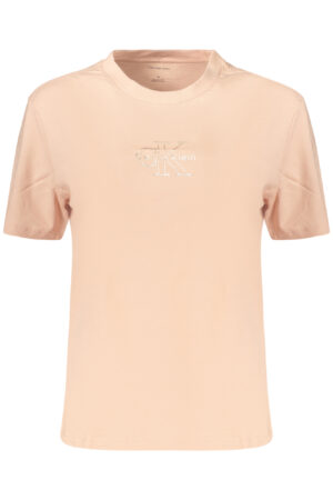 CALVIN KLEIN WOMEN'S SHORT-SLEEVE T-SHIRT PINK