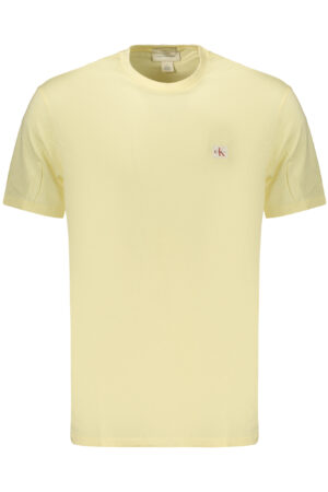 CALVIN KLEIN MEN'S SHORT-SLEEVED T-SHIRT YELLOW