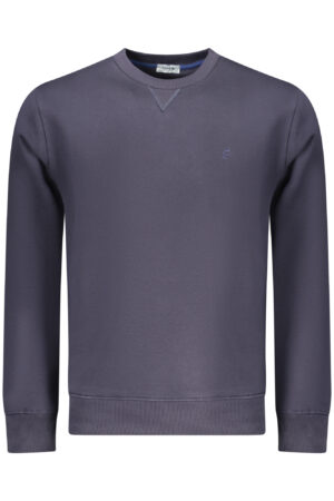 COVERI MOVING MEN'S BLUE ZIP-LESS SWEATSHIRT