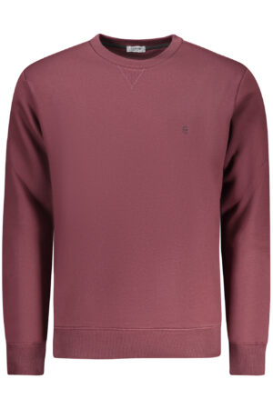 COVERI MOVING MEN'S RED ZIP-LESS SWEATSHIRT
