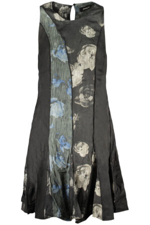 DESIGUAL SHORT DRESS FOR WOMEN IN BLACK
