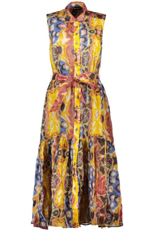 DESIGUAL WOMEN'S LONG DRESS YELLOW