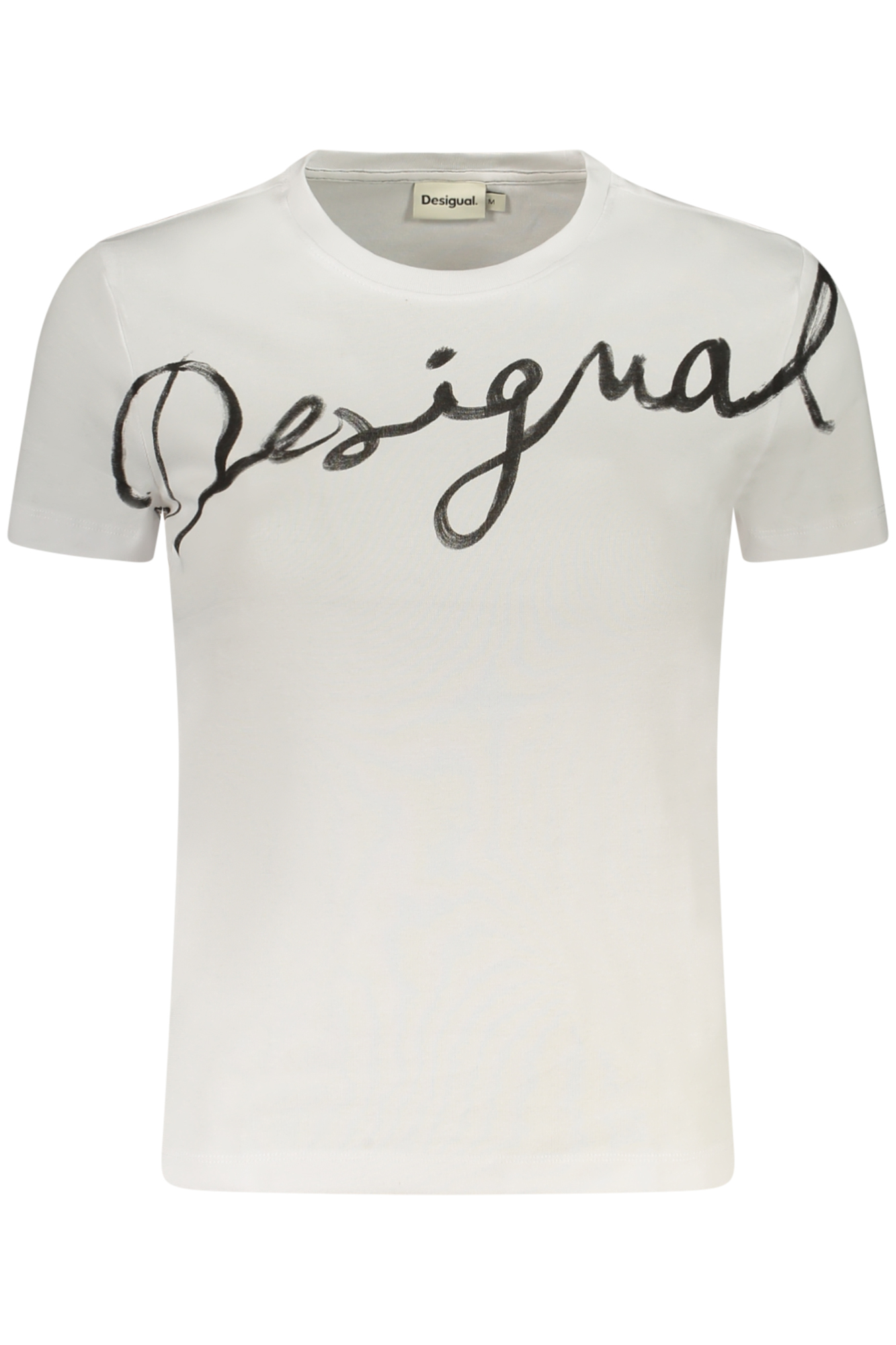 desigualt-shirtmanichecortedonnabianco_1