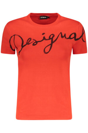 DESIGUAL WOMEN'S SHORT-SLEEVED T-SHIRT, RED