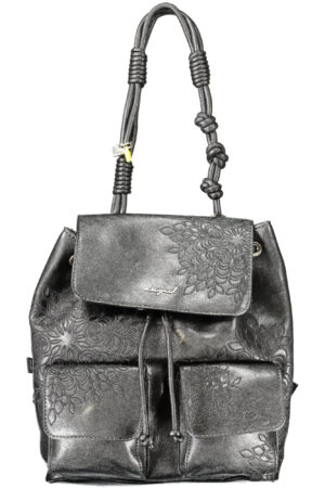 DESIGUAL WOMEN'S BLACK BACKPACK