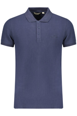 ELLESSE MEN'S SHORT-SLEEVE POLO SHIRT, BLUE