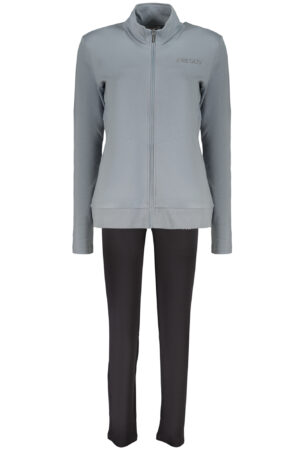 FREDDY WOMEN'S LIGHT BLUE ZIP-UP SWEATSHIRT
