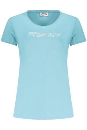 FREDDY WOMEN'S SHORT-SLEEVED T-SHIRT, BLUE