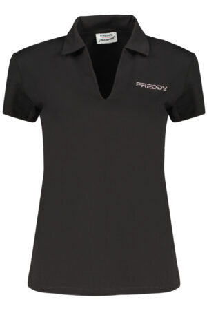 FREDDY WOMEN'S SHORT-SLEEVE T-SHIRT BLACK