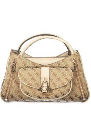 GUESS JEANS WOMEN'S BEIGE BAG