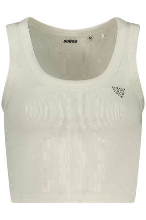 GUESS JEANS WOMEN'S WHITE TANK TOP