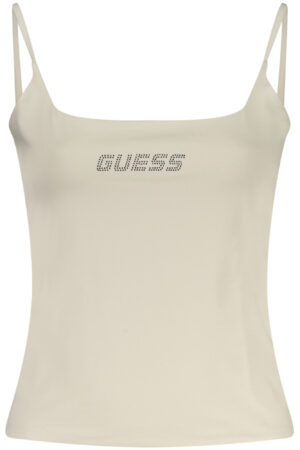 GUESS JEANS WOMEN'S WHITE TANK TOP