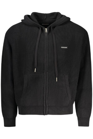GUESS JEANS MEN'S BLACK CARDIGAN