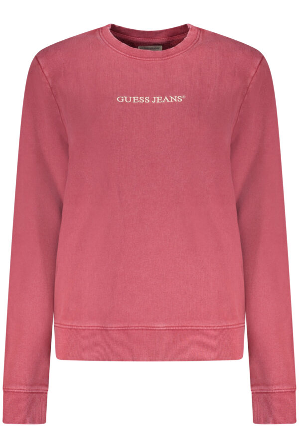 guessjeansfelpasenzazipdonnarosso_1 guessjeansfelpasenzazipdonnarosso_1