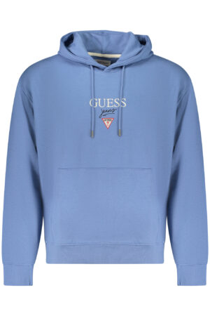 GUESS JEANS MEN'S ZIP-UP SWEATSHIRT, BLUE