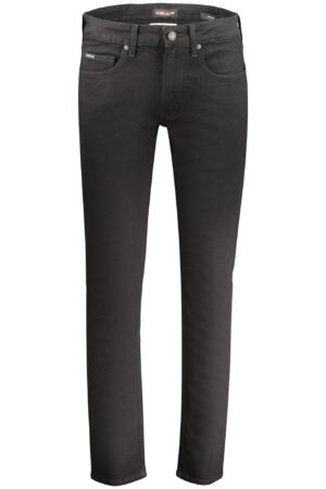 GUESS JEANS MEN'S DENIM JEANS BLACK