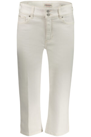 GUESS JEANS WOMEN'S WHITE JEANS CAPER
