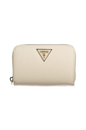 GUESS JEANS WOMEN'S BEIGE WALLET