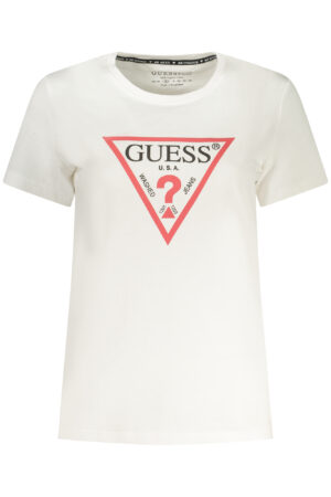 GUESS JEANS WOMEN'S SHORT-SLEEVE T-SHIRT WHITE