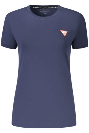 GUESS JEANS WOMEN'S SHORT SLEEVE T-SHIRT BLUE