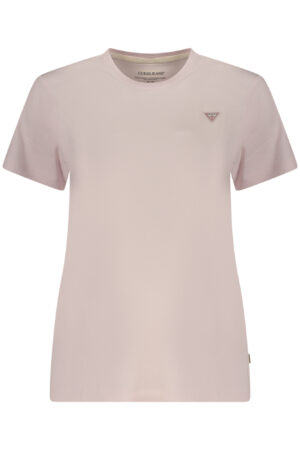GUESS JEANS WOMEN'S SHORT SLEEVE T-SHIRT PINK