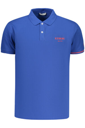 ICEBERG MEN'S SHORT-SLEEVE POLO SHIRT, BLUE