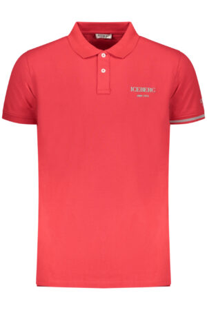 ICEBERG MEN'S SHORT-SLEEVED POLO SHIRT, RED