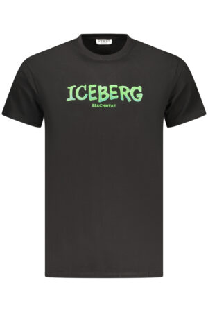 ICEBERG MEN'S SHORT-SLEEVED T-SHIRT BLACK
