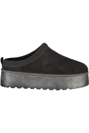 LAURA BIAGIOTTI WOMEN'S BLACK WINTER CLOG FOOTWEAR