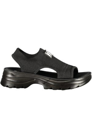 LAURA BIAGIOTTI WOMEN'S BLACK SANDALS