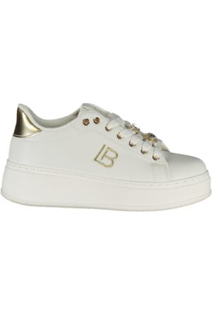 LAURA BIAGIOTTI WOMEN'S WHITE SPORTS SHOES