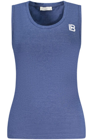 LAURA BIAGIOTTI WOMEN'S BLUE EXTERNAL TANK TOP