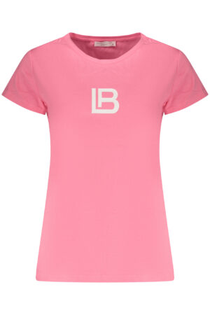 LAURA BIAGIOTTI WOMEN'S PINK EXTERNAL T-SHIRT