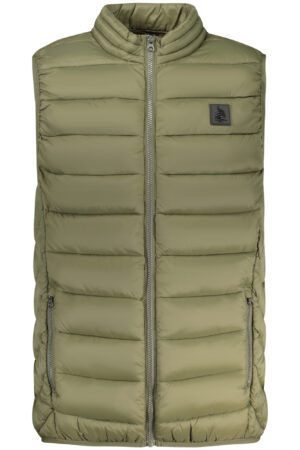MARINA YACHTING MEN'S GREEN SLEEVELESS JACKET