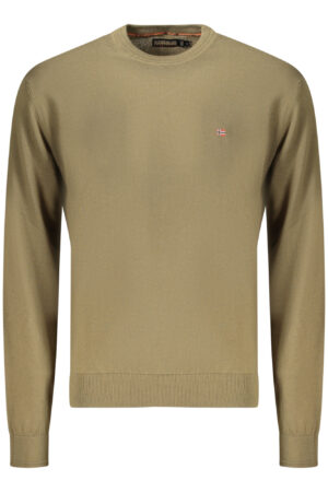 NAPAPIJRI MEN'S GREEN SWEATER