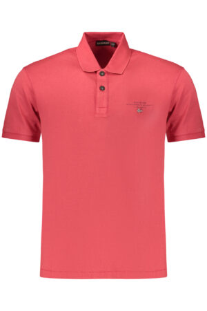 NAPAPIJRI MEN'S SHORT-SLEEVE POLO SHIRT, RED