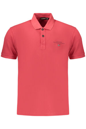 NAPAPIJRI MEN'S SHORT-SLEEVE POLO SHIRT, RED