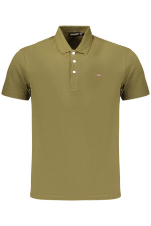 NAPAPIJRI MEN'S SHORT-SLEEVE POLO SHIRT, GREEN