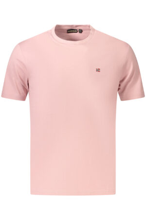 NAPAPIJRI MEN'S SHORT-SLEEVE T-SHIRT PINK