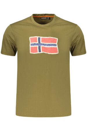 NAPAPIJRI MEN'S SHORT-SLEEVED T-SHIRT GREEN