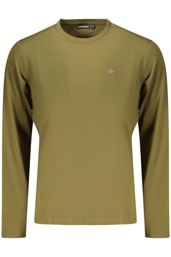 napapijrit-shirtmanichelungheuomoverde_1