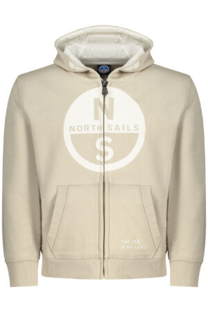 NORTH SAILS CHILDREN'S BEIGE ZIP-UP SWEATSHIRT
