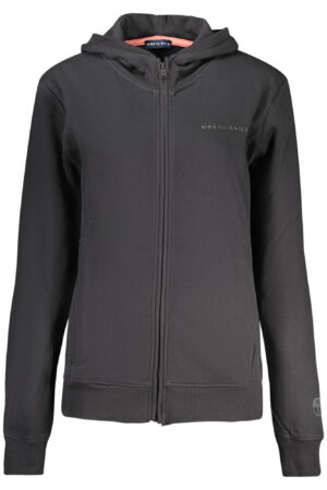 NORTH SAILS WOMEN'S ZIP-UP SWEATSHIRT BLACK