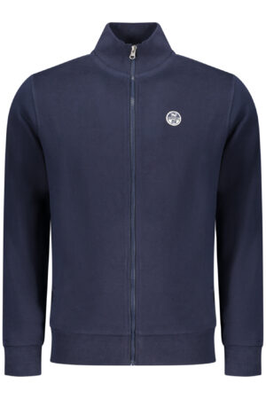 NORTH SAILS MEN'S BLUE ZIP-UP SWEATSHIRT