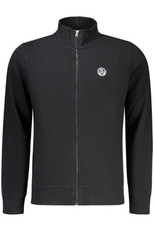 NORTH SAILS MEN'S BLACK ZIP-UP SWEATSHIRT