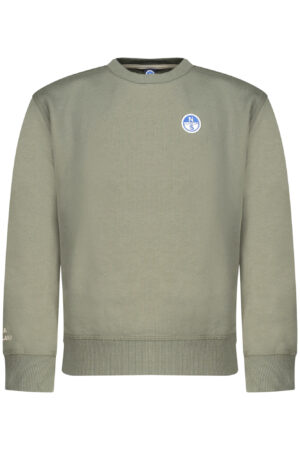 NORTH SAILS CHILDREN'S ZIP-UP SWEATSHIRT, GREEN