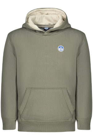 NORTH SAILS CHILDREN'S ZIP-UP SWEATSHIRT, GREEN