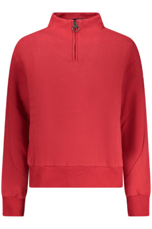 NORTH SAILS WOMEN'S RED ZIP-UP SWEATSHIRT