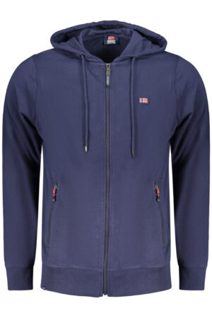 NORWAY 1963 MEN'S BLUE ZIP-UP SWEATSHIRT